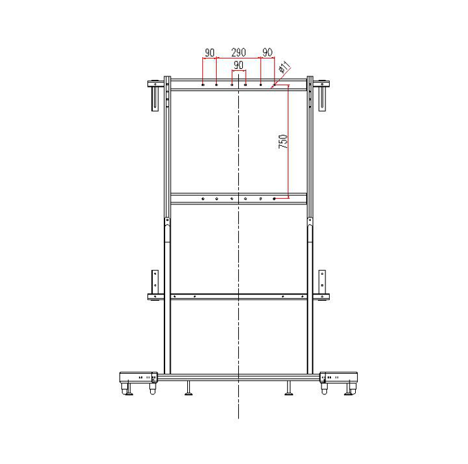 Κινητή θήκη για διαδραστικούς πίνακες χρήσης με προβολέα 1