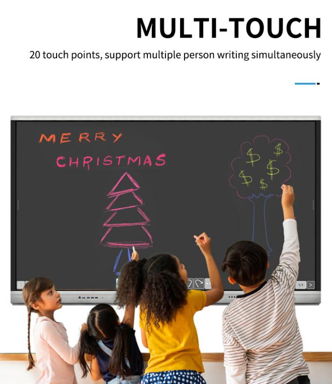 Iboard Νέο προϊόν 98 " 4K έξυπνη οθόνη Διαδραστική επίπεδη οθόνη οθόνη Μεγάλο μέγεθος οθόνη αφής για αίθουσα συνεδριάσεων 5