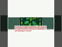 Διαδραστικός έξυπνος πίνακας με προαιρετική λειτουργία airshare για δυναμικές παρουσιάσεις και συναντήσεις στα σχολεία