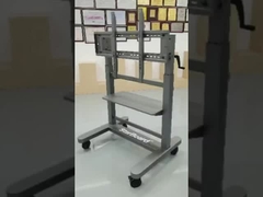 Εγχειριζόμενο ρυθμιζόμενο ύψος κινητό τηλεοπτικό καροτσάκι