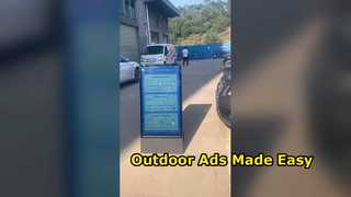 Φορητή ψηφιακή σήμανση εξωτερικού χώρου iBoard