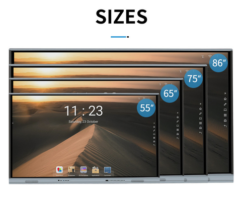 Υπέρυθρη επιτροπή Whiteboard LCD συσκευών 98» πολυμέσων iBoard διαλογική για την επιχειρησιακή διάσκεψη