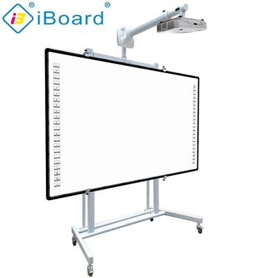 Η πολυ αφή διαλογικό Whiteboard σχολικής Τ σειράς 10 σημεία ασημώνει το χρώμα με το λογισμικό διδασκαλίας