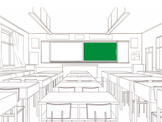 Πανεπιστημιακό σχολείο διαδραστικό Smart Black ChalkBoard Whiteboard Greenboard Πατρίδα αφής οθόνη 75 86 98 ιντσών για την εκπαίδευση