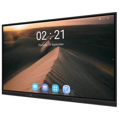 Android 13 IR Διαδραστικό Whiteboard Finger Touch 65 75 86 ιντσών 4K Smart Panel Οθόνη με wi-fi RJ45 ασύρματη κοινή χρήση από pad / τηλέφωνο / φορητό υπολογιστή για συνεδριάσεις γραφείου σχολείου