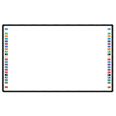 Έλεγχος διαλογικό έξυπνο Whiteboard υψηλής ακρίβειας πλαίσιο κραμάτων αργιλίου 102 ίντσας