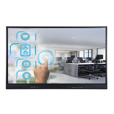 86 ιντσών Smart TV οθόνες Διαδραστικό Whiteboard επίπεδη επιφάνεια με όλα σε ένα PC οθόνη αφής για το γραφείο του σχολείου Vitrine