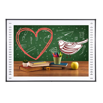 102 ίντσες IR Διαδραστικό Whiteboard με κεραμική / νανοεπιφάνεια και 10 σημεία αφής για την τάξη