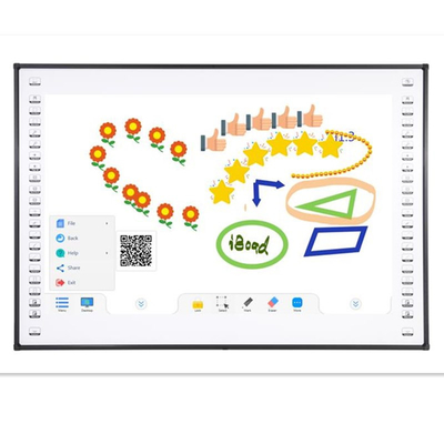 81 ιντσών Διαδραστικό Whiteboard 10 σημεία σημεία επαφής χάλυβα nano επιφάνεια