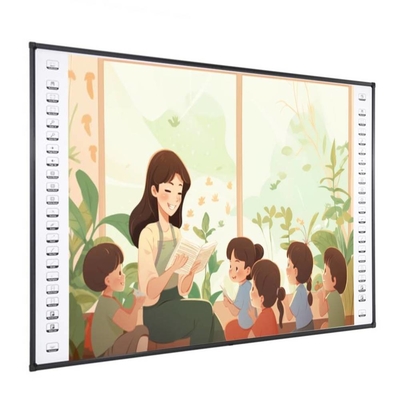 Υπερκόκκινο Διαδραστικό Whiteboard IR Touch Frame USB Port 82 ίντσες 10 σημεία Smart Whiteboard White Board για παιδιά νηπιαγωγείου