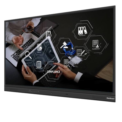 75 86 ιντσών IR Διαδραστικό Whiteboard Φαγγίκι Touch Digital 4K UHD 3840*2160 Επιστημονική Εκπαίδευση Εκπαιδευτικό Πίνακα Για Παιδιά
