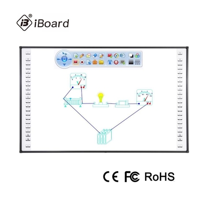 Εργοστάσιο Iboard παρέχει 102 ιντσών Smart Touch Board Διαδραστικό Whiteboard με προβολέα για την τάξη