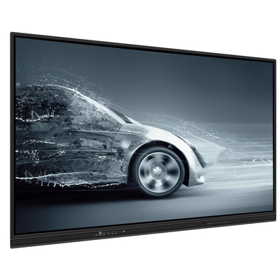 86 ιντσών Smart TV οθόνες Διαδραστικό Whiteboard επίπεδη επιφάνεια με όλα σε ένα PC οθόνη αφής για το γραφείο του σχολείου Vitrine