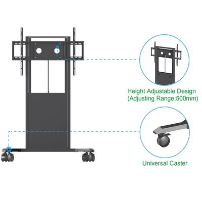 Βάση δαπέδου για διαδραστικό πίνακα/τηλεόραση για οθόνες 65/75/86 ιντσών