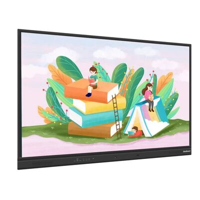 65 75 86 ιντσών 4K Ultra HD Windows OS έξυπνη επιφάνεια τοίχου LCD οθόνη με κινητή στήλη