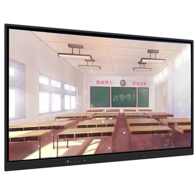 Έξυπνο Διαδραστικό Whiteboard 4K HD Εικονική οθόνη Χαλαρωμένο γυαλί Αναγνώριση χειρονομιών για τη διδασκαλία σχολικών παιδιών
