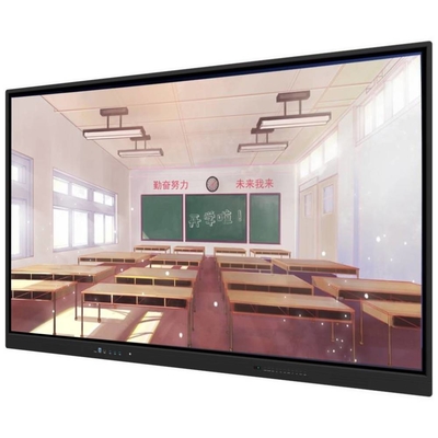 Έξυπνο Διαδραστικό Whiteboard 4K HD Εικονική οθόνη Χαλαρωμένο γυαλί Αναγνώριση χειρονομιών για τη διδασκαλία σχολικών παιδιών