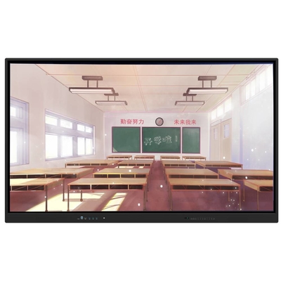 Έξυπνο Διαδραστικό Whiteboard 4K HD Εικονική οθόνη Χαλαρωμένο γυαλί Αναγνώριση χειρονομιών για τη διδασκαλία σχολικών παιδιών