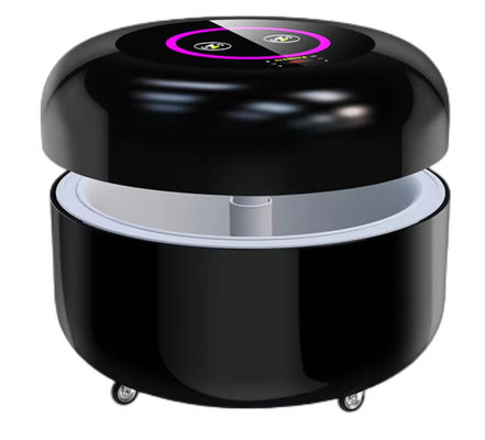 Έξυπνο κινητό ψυγείο X1 φορητό με καθολικούς τροχούς υδραυλικό κάλυμμα ανύψωσης 130L ψυγείο ασύρματη φόρτιση