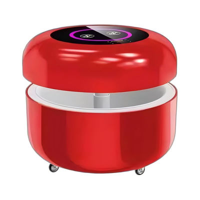 Έξυπνο κινητό ψυγείο X1 φορητό με καθολικούς τροχούς υδραυλικό κάλυμμα ανύψωσης 130L ψυγείο ασύρματη φόρτιση