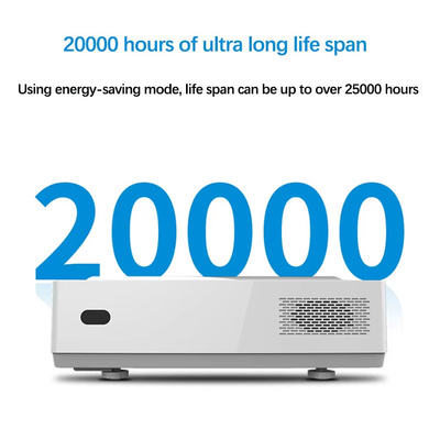 DLP Ultra Throw Projector Projector Short Throw Projector Laser Smart Projector Για κινηματογράφο Θέατρο Σχολή Κινηματογράφος Εικόνα τοίχου
