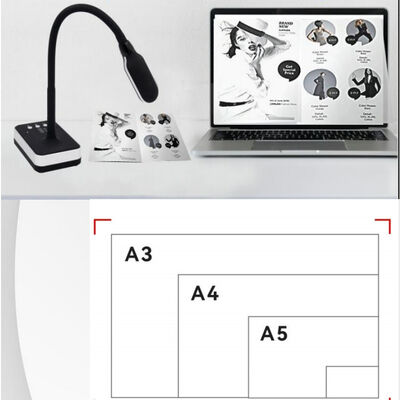 USB Connected Visualizer Document Camera Scanner Μέγεθος Α3 Α4 Α5