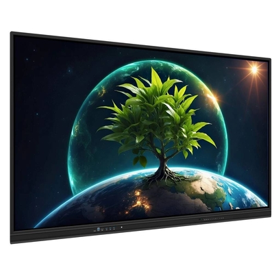 LCD Smart Board 86 ιντσών Android 14 με 8+128G 40 σημεία άγγιξης wifi bt hdmi βαθμονωμένο λογισμικό για σχολικές γραφειακές εργασίες