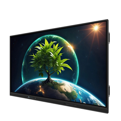 LCD Smart Board 86 ιντσών Android 14 με 8+128G 40 σημεία άγγιξης wifi bt hdmi βαθμονωμένο λογισμικό για σχολικές γραφειακές εργασίες