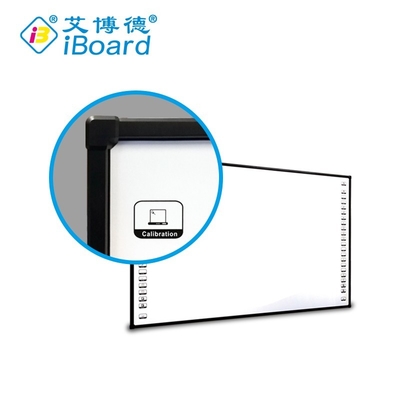 Υπερκόκκινο διαδραστικό Whiteboard 82 96 102 120 ιντσών USB Port Ηλεκτρονικός υπολογιστής Android OS Side Bar Porjector για σχολική συνάντηση