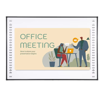 96 ιντσών υπέρυθρο Διαδραστικό WhiteboardS Πολυ-touch Projection Smart Whiteboard Προσαρμοσμένο μέγεθος για συνεδριάσεις & διδασκαλία