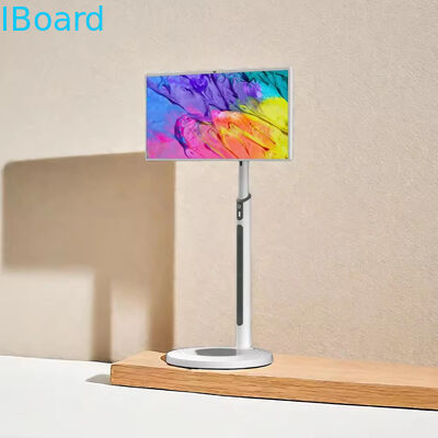 32 ιντσών φορητό κιόσκι οθόνης αφής με χωρητική διαδραστική οθόνη 10 σημείων