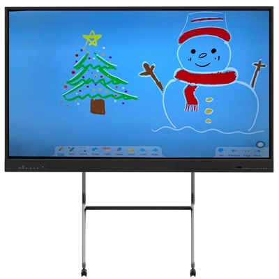 Τελευταία Android 14 LCD Smart Board 75 "Διαδραστικό επίπεδο πάνελ για την εκπαίδευση χώρο εργασίας
