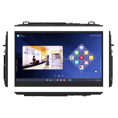 iBoard 4K 75 ιντσών Διαδραστικό επίπεδο πάνελ Ψηφιακό έξυπνο whiteboard Διαδραστική οθόνη αφής EDLA για τη διδασκαλία σχολείων συνάντησης
