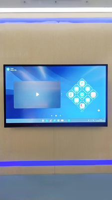 110 ιντσών IBoard Διαδραστικό Whiteboard Εικονική οθόνη τηλεόραση Διαδραστικό Whiteboard με κάμερα 48MP, οθόνη 4K UHD Touchscreen, χρόνος απόκρισης 8ms, Android OS, ανοικτό οικοσύστημα εφαρμογών για σχολική διάσκεψη