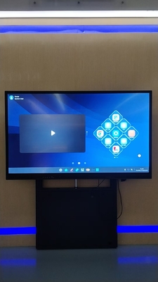 110 ιντσών IBoard Διαδραστικό Whiteboard Εικονική οθόνη τηλεόραση Διαδραστικό Whiteboard με κάμερα 48MP, οθόνη 4K UHD Touchscreen, χρόνος απόκρισης 8ms, Android OS, ανοικτό οικοσύστημα εφαρμογών για σχολική διάσκεψη