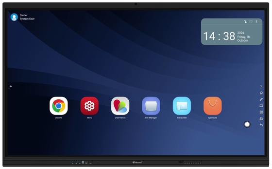 Τελευταίο Android14 (32+512GB) 75 ιντσών Διαδραστικό επίπεδο πάνελ για λύση υψηλού επιπέδου