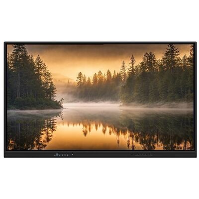 4K 65 75 86 98 110 ιντσών Αντί λάμψης ελαττωματικό πάνελ Διαδραστικό Smart Whiteboard IR Monitor Super Slim Frame οθόνης υπολογιστή για εκδήλωση εκπαίδευσης σχολικής συνάντησης