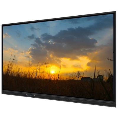4K 65 75 86 98 110 ιντσών Αντί λάμψης ελαττωματικό πάνελ Διαδραστικό Smart Whiteboard IR Monitor Super Slim Frame οθόνης υπολογιστή για εκδήλωση εκπαίδευσης σχολικής συνάντησης