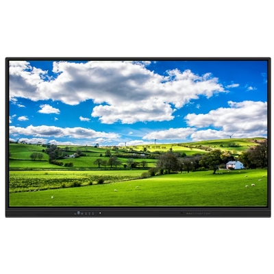 4K Ανάλυση Διαδραστική επίπεδη επιφάνεια 350 φωτεινότητα υψηλή φωτεινότητα και 15W * 2 ηχεία Android 13 Διαδραστικό Whiteboard για την εκπαίδευση και τη σύσκεψη στο σχολείο