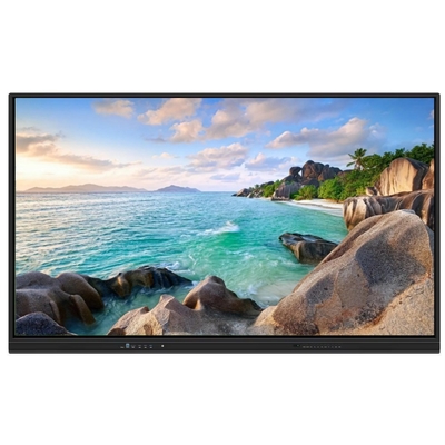 4K Ανάλυση Διαδραστική επίπεδη επιφάνεια 350 φωτεινότητα υψηλή φωτεινότητα και 15W * 2 ηχεία Android 13 Διαδραστικό Whiteboard για την εκπαίδευση και τη σύσκεψη στο σχολείο
