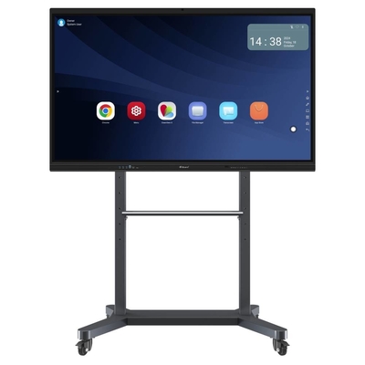 LED Διαδραστικό Whiteboard Τείχος Mount Or Mobile Stand Διαδραστική οθόνη αφής οθόνη Bluetooth HDMI USB Wifi Smart Boards για πρωτοβάθμια πανεπιστημιακή σύσκεψη γραφείου