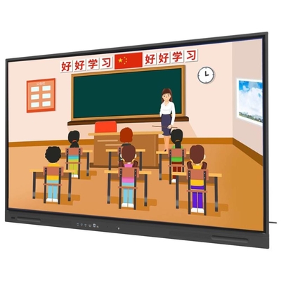 LED Διαδραστικό Whiteboard Τείχος Mount Or Mobile Stand Διαδραστική οθόνη αφής οθόνη Bluetooth HDMI USB Wifi Smart Boards για πρωτοβάθμια πανεπιστημιακή σύσκεψη γραφείου