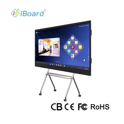 Iboard Factory Direct 75 ιντσών 4K Multi Touch Smart Screen Διαδραστική επίπεδη οθόνη οθόνη Whiteboard για συνεδριάσεις & διδασκαλία
