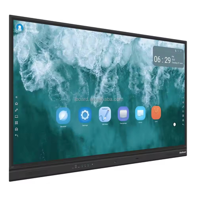 75 ιντσών 4K Smart Whiteboard LCD Διαδραστική οθόνη αφής Πίνακα επίπεδης επιφάνειας για εκπαιδευτική διάσκεψη