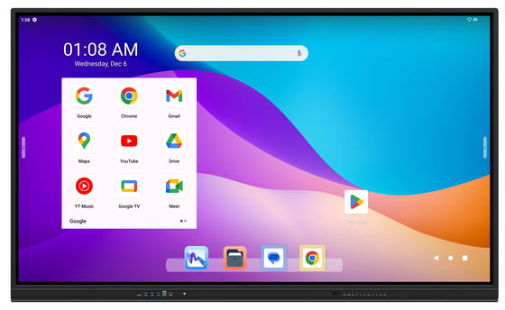 Φαρμακευτική τιμή IBoard 4K 55 65 75 86 ιντσών Διαδραστική επίπεδη οθόνη Smart Διαδραστική ψηφιακή επιφάνεια για συνεδριάσεις στην τάξη
