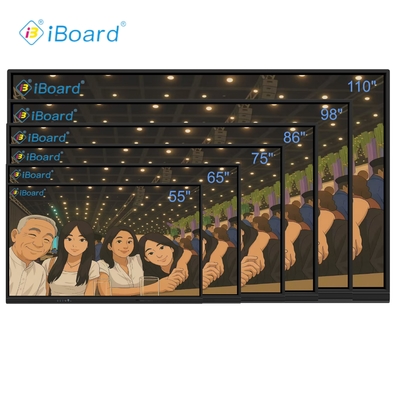 55 65 75 86 98 ιντσών 4K LCD Διαδραστικό Πίνακα αφής Εικονική οθόνη Εικονική τάξη Ηλεκτρονική επιφάνεια Ψηφιακή έξυπνη επιφάνεια για διδασκαλία