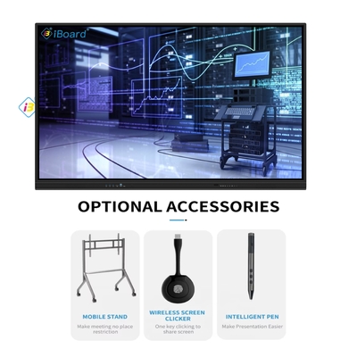 65 75 86 98 ιντσών 4K LCD Διαδραστικό πίνακα αφής Smart Classroom Electronic Board Ψηφιακό έξυπνο πίνακα για διδασκαλία