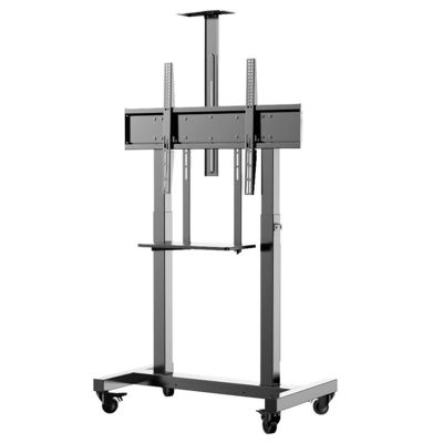 Στάδιο TV Mobile Stand Height Ρυθμίσιμο TV Cart Mount για διαδραστική τηλεόραση Smart Touch Screen