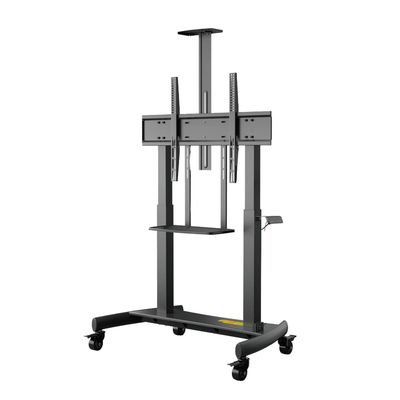 Στάδιο TV Mobile Stand Height Ρυθμίσιμο TV Cart Mount για διαδραστική τηλεόραση Smart Touch Screen