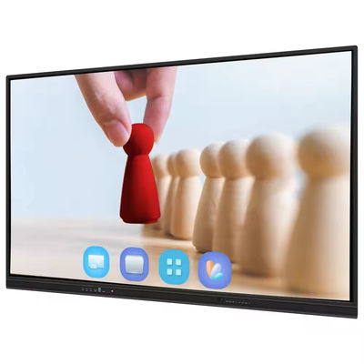 4K Android 14 Διαδραστική επιφάνεια 86 ιντσών Πολυμέσων Smart Whiteboard Ηλεκτρονική οθόνη αφής για συνεδριάσεις στην τάξη